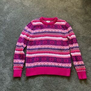 Like new, J. Crew fair isle sweater.